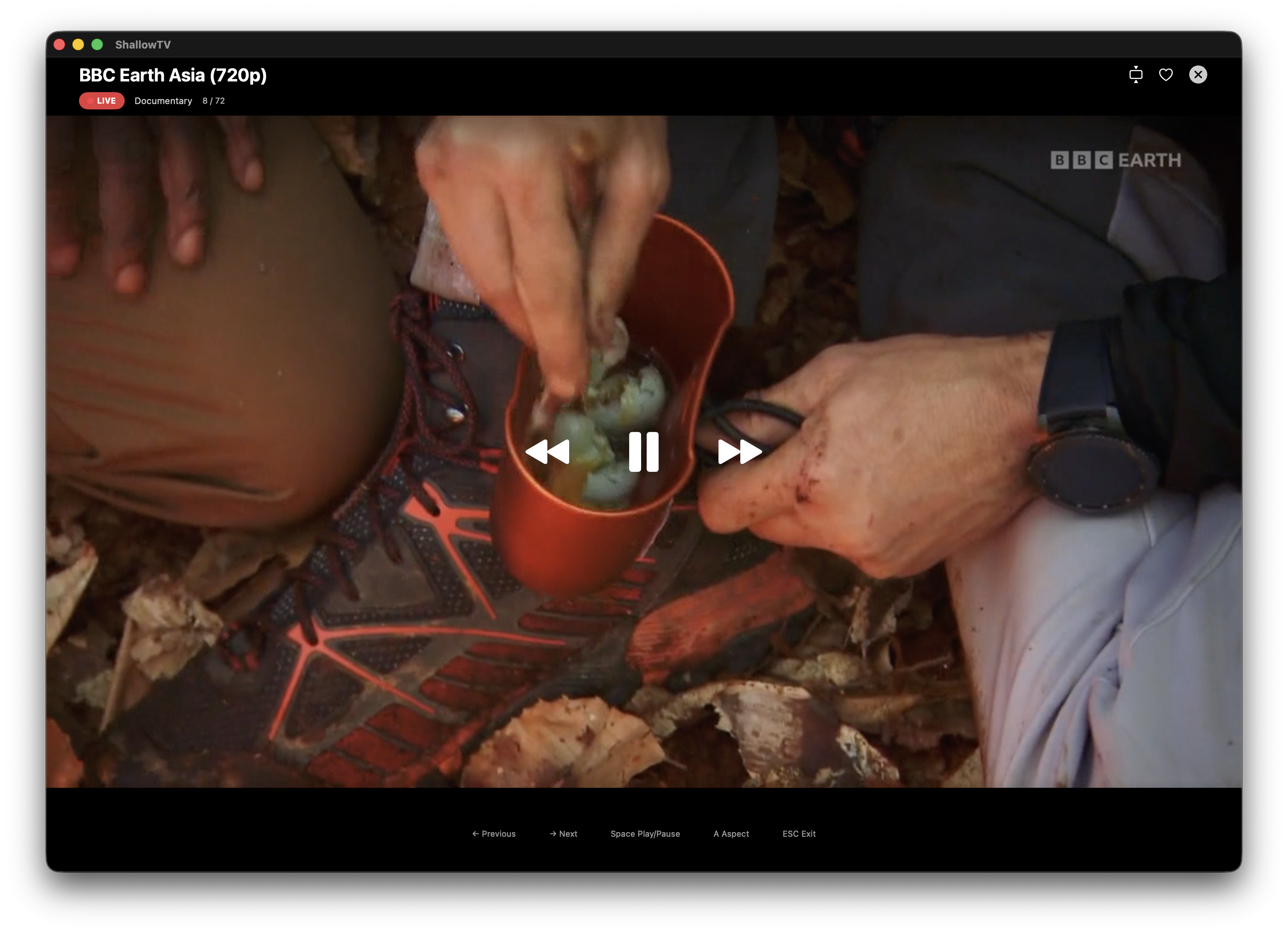 ShallowTV Fullscreen Playback